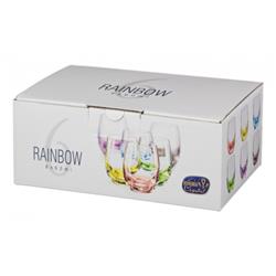 BOHEMIA RAINBOW KIELISZEK 60ML WÓDKA KPL 6 SZT-15940