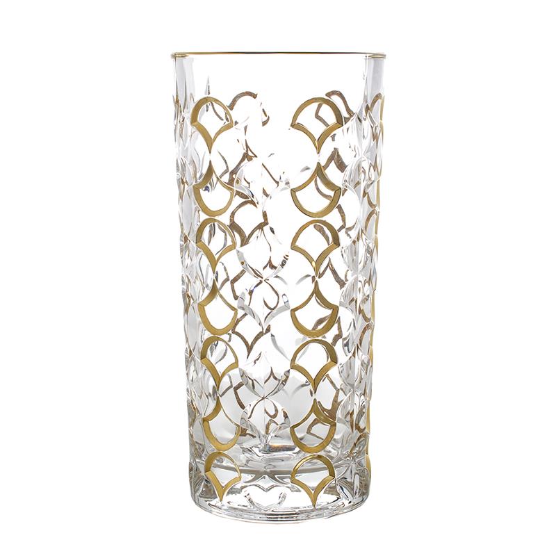 BOHEMIA PRESTIGE ARABESQUE GOLD WAZON 280MM-22712