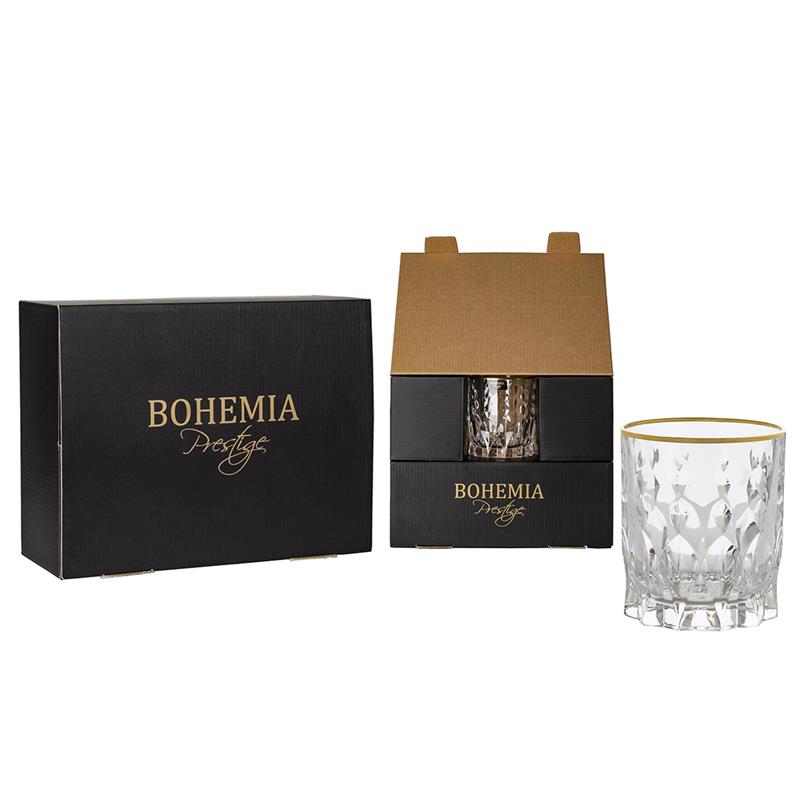 BOHEMIA PRESTIGE CONTE GOLD SZKLANKA 340ML 6SZT-22787 BOHEMIA PRESTIGE CONTE GOLD SZKLANKA 340ML 6SZT-22787