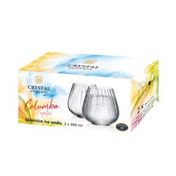 BOHEMIA COLUMBA OPTIC SZKLANKA 380ML 2SZT-22830