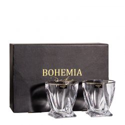 BOHEMIA PRESTIGE QUADRO PLATIN SZKLANKA 340ML 6SZT