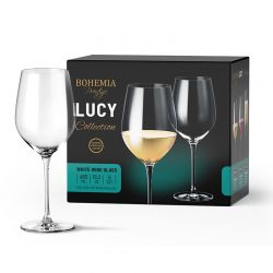 BOHEMIA PRESTIGE LUCY KIELISZEK 480ML WINO 6 SZT