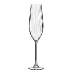 BOHEMIA COLUMBA OPTIC KIELISZEK SZAMPAN 260ML 6SZT-23037