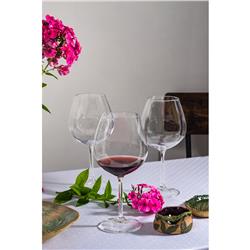 KIELISZEK PREMIUM DO CZERWONEGO WINA 650ML 3 SZT-23062