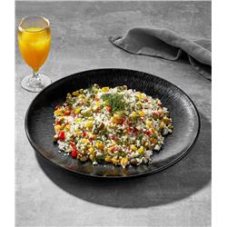 MELAMINA MINA PÓŁMISEK OKRĄGŁY 45CM CZARNY-17141