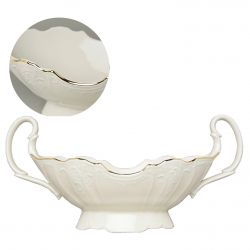 BERNADOTTE IVORY GOLD MISA Z USZAMI NA OWOCE