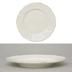 BERNADOTTE IVORY GOLD TALERZ DESEROWY 19CM