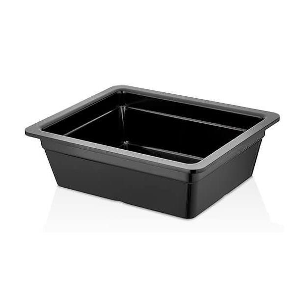 MELAMINA POJEMNIK GN 1/2 26,5x32,5x10CM CZARNY-16687