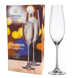 BOHEMIA COLUMBA KIELISZEK SZAMPAN 260ML 2SZT