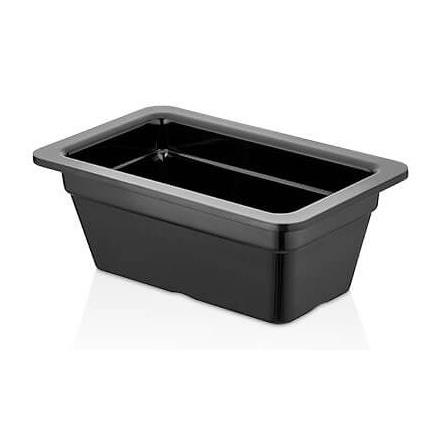 MELAMINA POJEMNIK GN 1/4 26,5x16,2x10CM CZARNY-16675