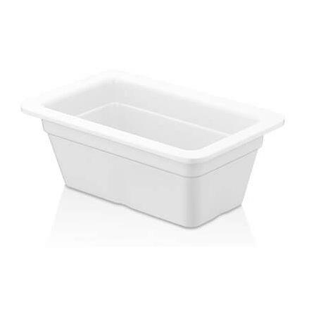 MELAMINA POJEMNIK GN 1/4 26,5x16,2x10CM BIAŁY-16676