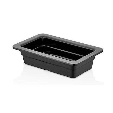 MELAMINA POJEMNIK GN 1/4 26,5x16,2x6,5 CZARNY-16673