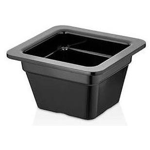 MELAMINA POJEMNIK GN 1/6 17,6x16,2x10CM CZARNY-16791