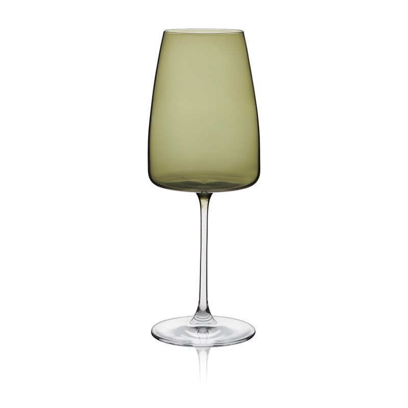 RONA DECO KIELISZEK 510ML WINO 4SZT FADE EMERALD-23901
