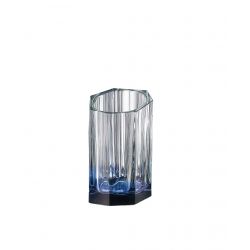 BOHEMIA BAZALT BLUE BOTTOM WAZON 200MM