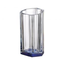 BOHEMIA BAZALT BLUE BOTTOM WAZON 250MM