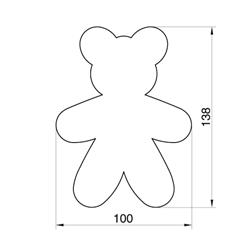 WYKRAWACZ PIERNIKOWY NIEDŹWIEDŹ 13,8 CM-10374