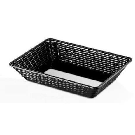 MELAMINA HENA KOSZYK NA CHLEB 37x27x8CM CZARNY-16531