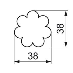 WYKRAWACZ KWIAT 3,8 CM-884