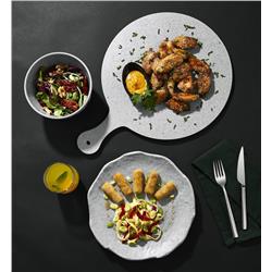 MELAMINA GRANITE DESKA 35CM SZARA-17200