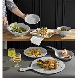 MELAMINA GREY POLARIS PÓŁMISEK GN 1/1 53x32,5CM-17188