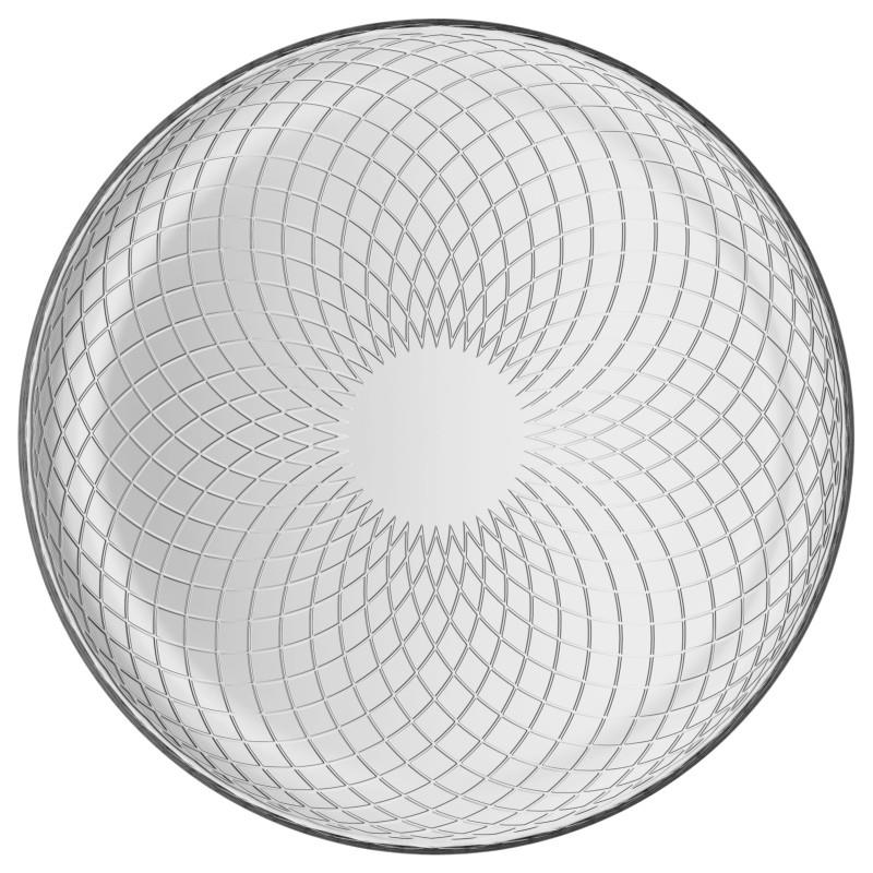 * TG ELINA TALERZ 17,4CM DEKOR KRZYZYKI-19790