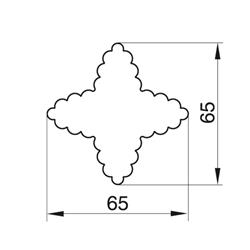 WYKRAWACZ KRZYŻ ZĄBKOWANY 6,5 CM-1402