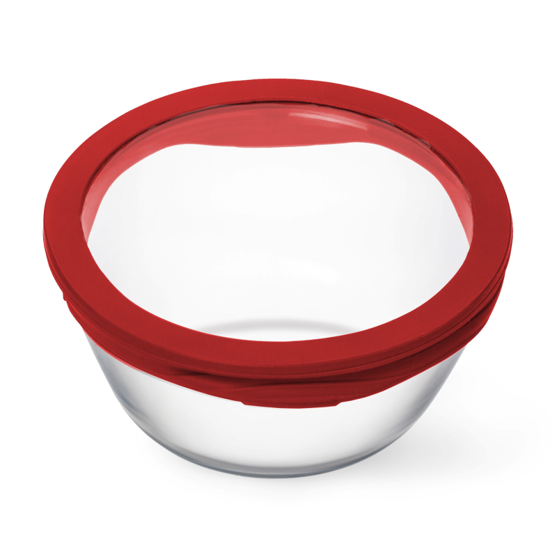 SIMAX MISA PURE 0,5L SZKLANA POKRYWKA CZERWONY-17428