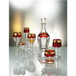 BOHEMIA SAFARI RUBIN KIELISZEK WINO 290ML KPL 6SZT-17463