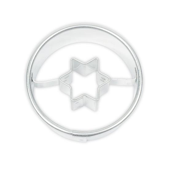 WYKRAWACZ KÓŁKO Z GWIAZDKĄ 4 CM-2283 WYKRAWACZ KÓŁKO Z GWIAZDKĄ 4 CM-2283