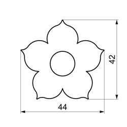 WYKRAWACZ LILIA Z KÓŁECZKIEM 4,4 CM-2415