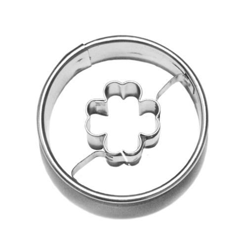 WYKRAWACZ KÓŁKO Z CZTEROLISTNĄ KONICZYNKĄ 4 CM-3780 WYKRAWACZ KÓŁKO Z CZTEROLISTNĄ KONICZYNKĄ 4 CM-3780