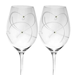 SWAROVSKI HEARTS KIEL. WINO 470ML KPL 2 SZT-21348