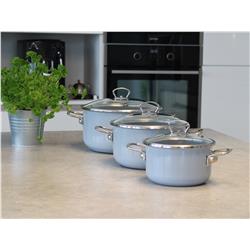 BELIS KPL. 4 GARNKÓW Z POKRYWKAMI BŁĘKITNY PREMIUM-21586