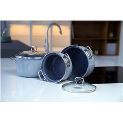 BELIS KPL. 4 GARNKÓW Z POKRYWKAMI BŁĘKITNY PREMIUM-21589