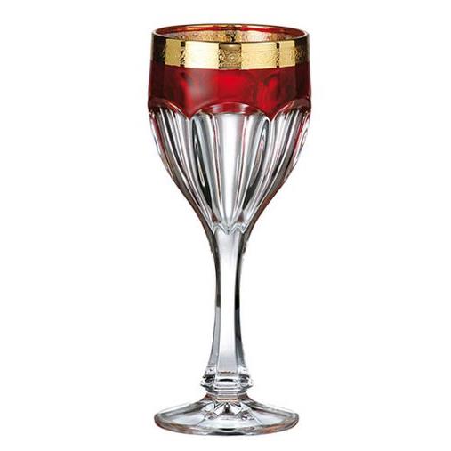 BOHEMIA SAFARI RUBIN KIELISZEK 190ML WINO KPL6SZT-21772
