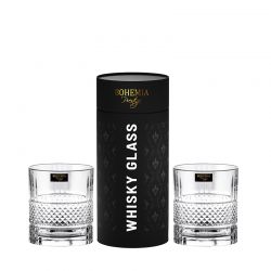 BOHEMIA PRESTIGE ELEGANTE SZKL. WHISKY TUBA 2SZT