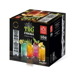 RCR TIKI ETRURIA SZKLANKA 450ML KPL 4 SZT-21399