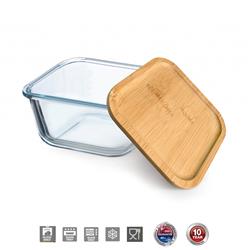 SIMAX POJEMNIK Z BAMBUSOWĄ POKRYWKĄ 0,5L-21871