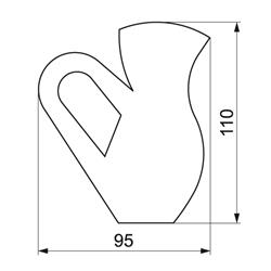 WYKRAWACZ PIERNIKOWY DZBAN 11 CM-1126